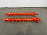 Grondboor ø100mm voor grondboormachine (2x) - afbeelding 1 van  3