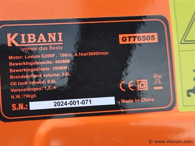 Grondfrees 46cm benzine - afbeelding 22 van  25