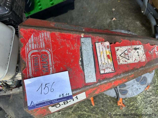 Grondfrees timos mug, met honda benzinemotor, inclusief freestanden - afbeelding 3 van  4