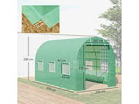 Grondoppervlak van de kastunnel 7m² 3,5l x 2w x 2h m - afbeelding 4 van  7