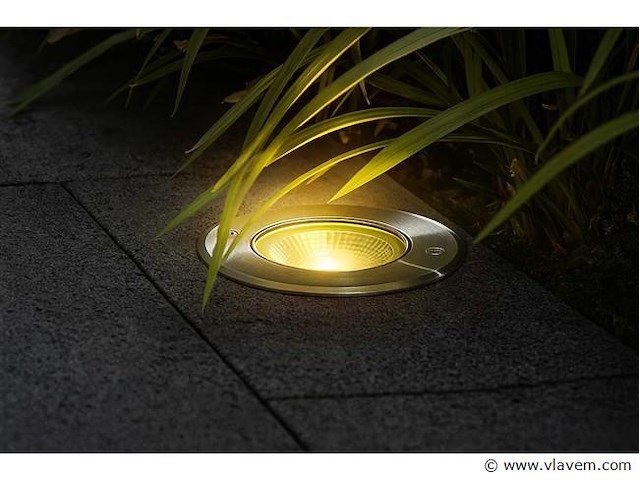 Grondspot rond gu10 . ip65 waterdicht . buiten (x10) - afbeelding 1 van  4