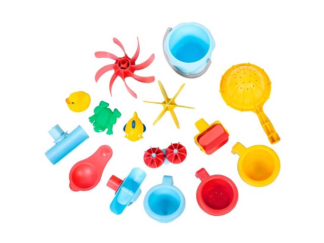 Grondwatertafel met 13 accessoires | waterspeeltafel voor kinderen - afbeelding 5 van  6