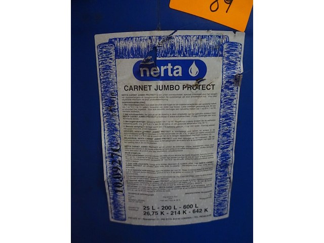 Groot blauw plastieken vat - afbeelding 9 van  10