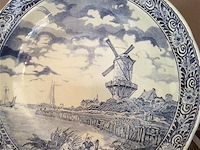 Groot bord delfts - afbeelding 1 van  2