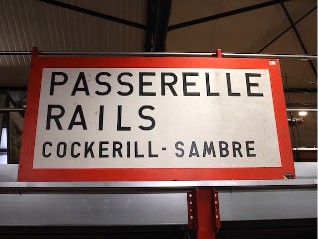 Groot decoratief houten paneel cockerill-sambre - afbeelding 1 van  3