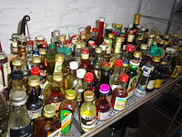 Groot lot+ 200 drankflesjes 90%gevuld likeur, brandy en diversen - afbeelding 3 van  3