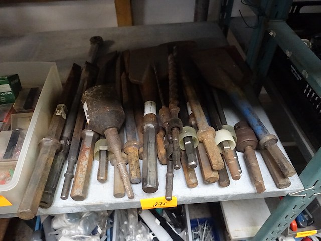 Groot lot beitels - afbeelding 1 van  3