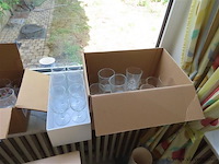 Groot lot gemend oa glazen, bestek, brillen, enz. volgens foto - afbeelding 5 van  6