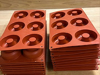 Groot lot professionele silicone bakvormen (56x) - afbeelding 8 van  9