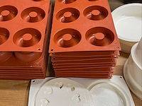 Groot lot professionele silicone bakvormen (56x) - afbeelding 2 van  5