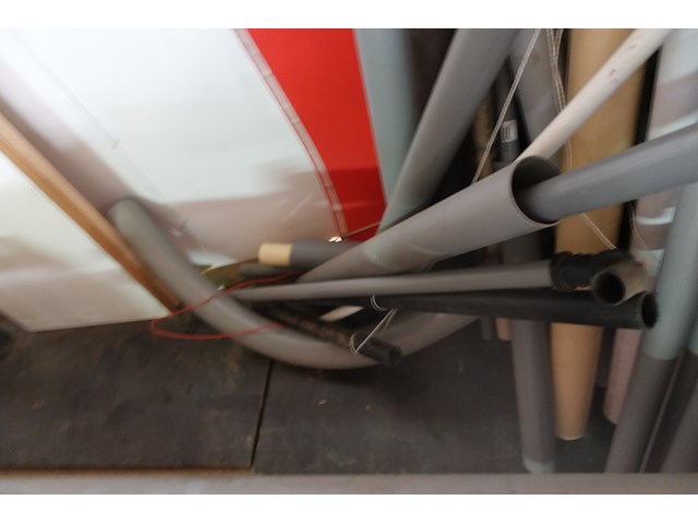 Groot lot pvc buizen (verschillende diameters en lengten) - afbeelding 2 van  4