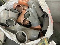 Groot lot pvc rioleringsbuizen & hulpstukken (+700st.) - afbeelding 13 van  16