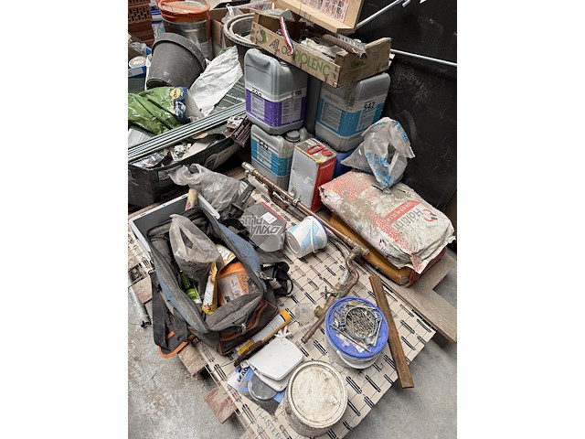 Groot lot van diverse werkmaterialen en gereedschap - afbeelding 8 van  19