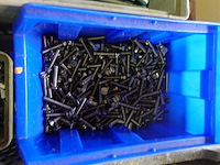 Groot lot verschillende bouten, moeren en vloten - afbeelding 10 van  14