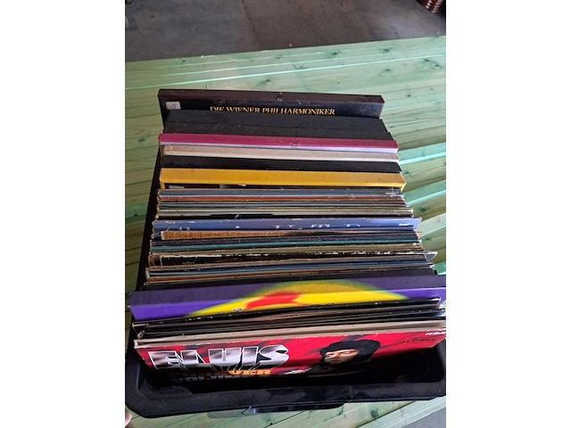 Groot lot vinyl platen - afbeelding 1 van  3
