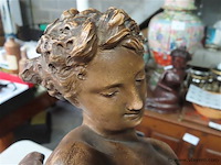 Groot terracotta beeld l.carrier-belleuse - afbeelding 2 van  12