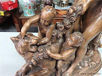 Groot terracotta beeld l.carrier-belleuse - afbeelding 6 van  12
