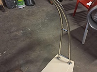 Groot vliegtuig op chrome voet collector item uniek l 1260 mm b 1330 mm h 500 mm met voet 1530 mm - afbeelding 7 van  12