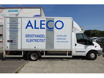 Groothandel elektriciteit aleco: magazijninrichting en burelen