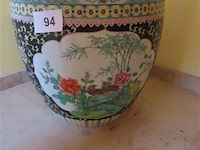 Grote aziatische bloempot - afbeelding 1 van  3