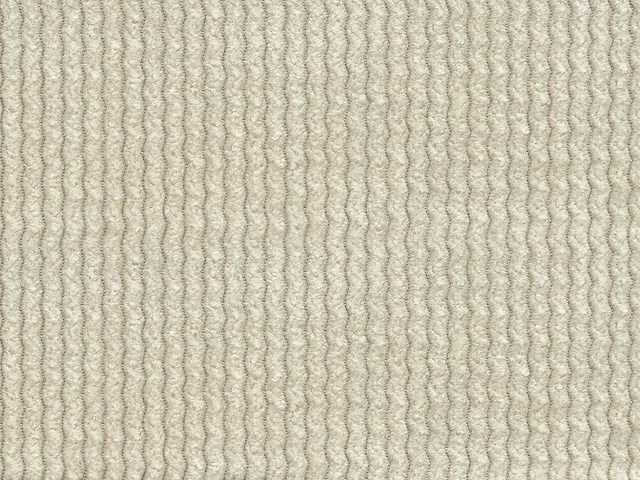 Grote bank in de linkerhoek met meridiaanrug in fijn ribfluik ribfluwelen beige van maison céphy - afbeelding 6 van  8