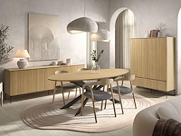 Grote barkast pan in massief hout 125 cm - afbeelding 2 van  2