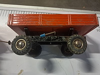 Grote blikken vrachtwagen deutz fahr in perfecte staat l 640 mm b 120 mm h 125 mm - afbeelding 2 van  14