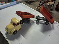 Grote blikken vrachtwagen deutz fahr in perfecte staat l 640 mm b 120 mm h 125 mm - afbeelding 12 van  14