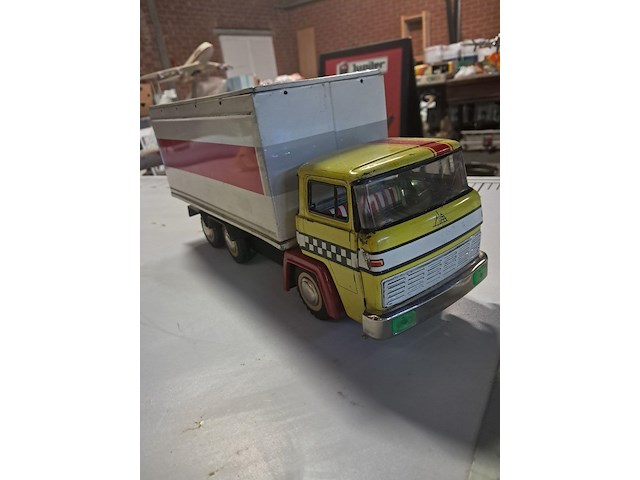 Grote blikken vrachtwagen l 340 mm b 100 mm h 150 mm - afbeelding 6 van  11