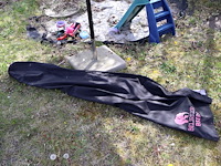 Grote delirium parasol op voet - afbeelding 5 van  6