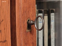 Grote eiken wandkast / bibliotheekkast met... - afbeelding 4 van  4
