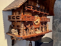 Grote houten koekoeksklok - afbeelding 2 van  2