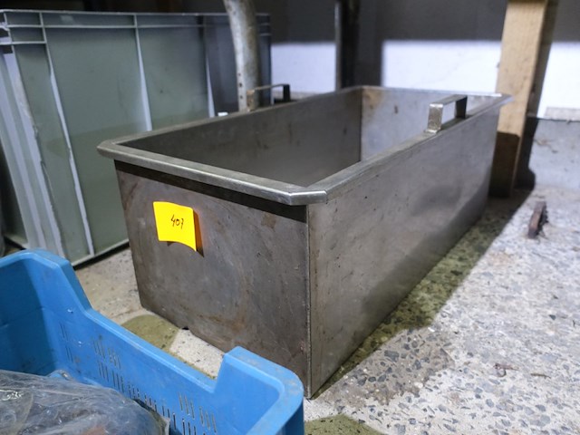 Grote inox bak 70 x 35 cm - afbeelding 4 van  4