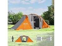 Grote kampeertunneltent met 2 slaapkamers - afbeelding 3 van  5