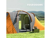 Grote kampeertunneltent met 2 slaapkamers - afbeelding 5 van  5