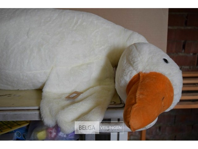 Grote knuffel eend - afbeelding 2 van  2