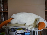 Grote knuffel eend - afbeelding 1 van  2