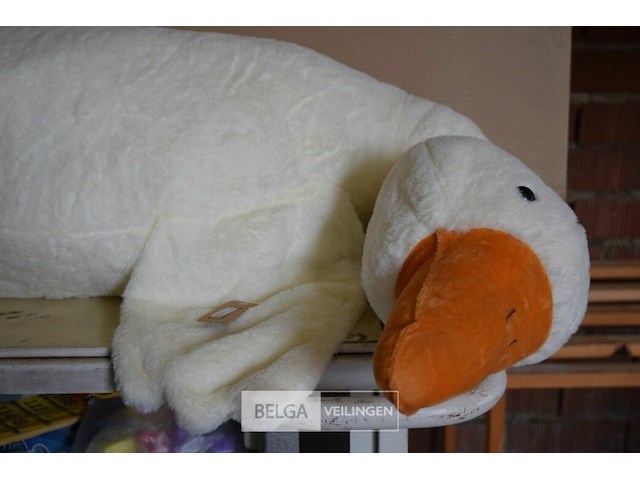 Grote knuffel eend - afbeelding 2 van  2