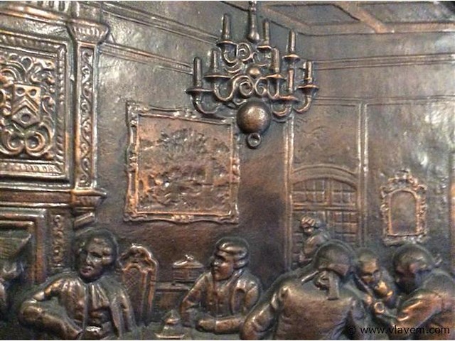 Grote koperen plaat - afbeelding 3 van  3