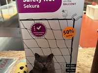 Grote krabpaal met div spullen voor katten - afbeelding 3 van  6