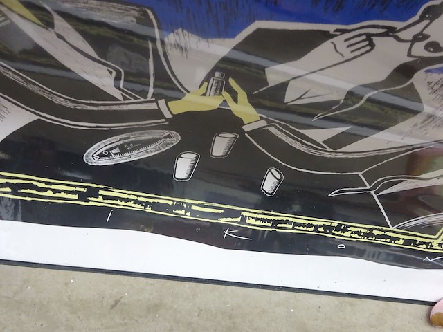 Grote kunst poster 70cm x 100cm - afbeelding 2 van  2