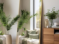 Grote lichaamsspiegel 179 x 65 cm goudkleurige rand