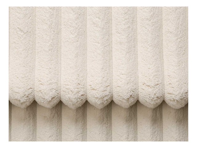 Grote linker hoek bank in beige ribfluwelen ribfluwelen - afbeelding 6 van  6