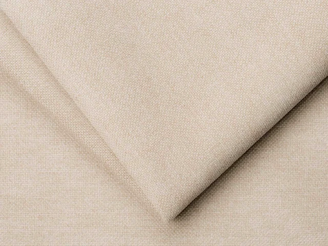 Grote linker hoek bank met chaise longue rugleuning in beige stof van maison céphy - afbeelding 4 van  4