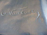 Grote madonna met kind, gesigneerd, hoogte 54cm - afbeelding 2 van  3