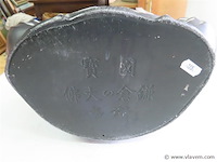 Grote metalen buddha gemarkeerd - afbeelding 4 van  5