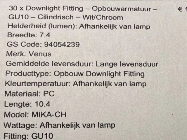 Grote partij aan diverse inbouwspots - afbeelding 8 van  25