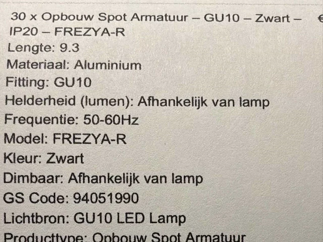 Grote partij aan diverse inbouwspots - afbeelding 10 van  25