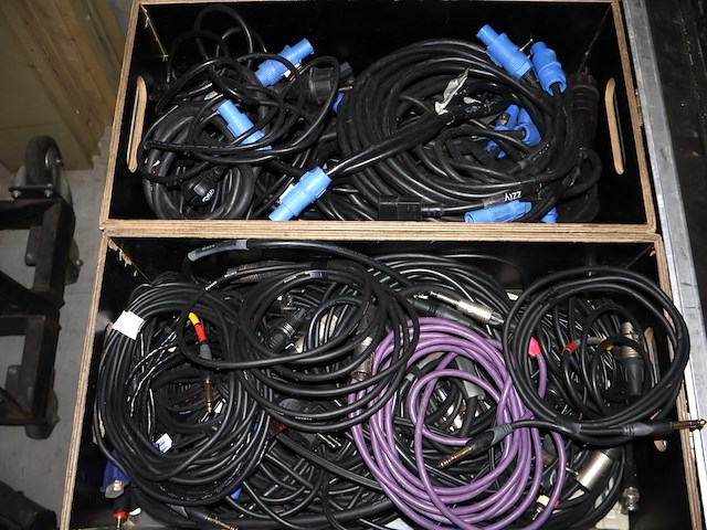Grote partij audio kabels - afbeelding 4 van  9