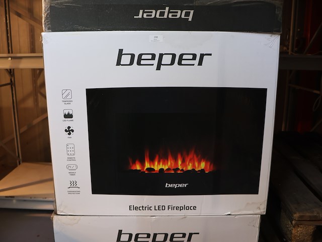 Grote partij beper elektrische sierhaard (x19) - afbeelding 2 van  6